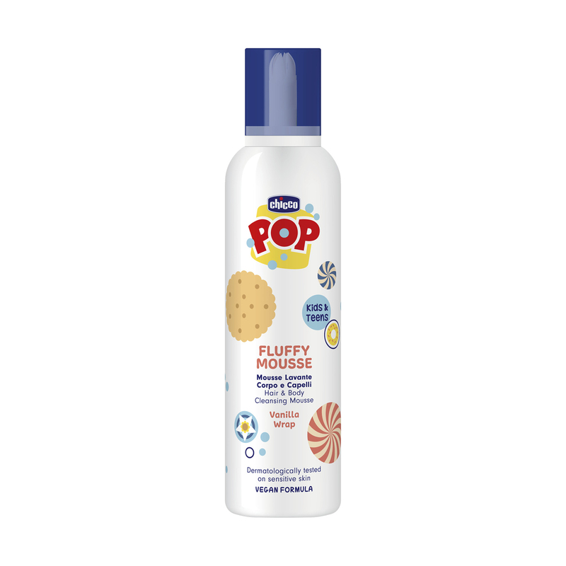 POP Habsampon és Fürdőhab Spray 200 ML vaníliás keksz illatú