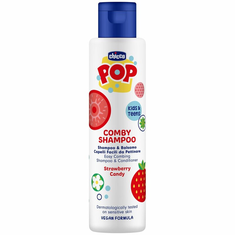 POP sampon és balzsam 250 ml epres gumicukor illatú