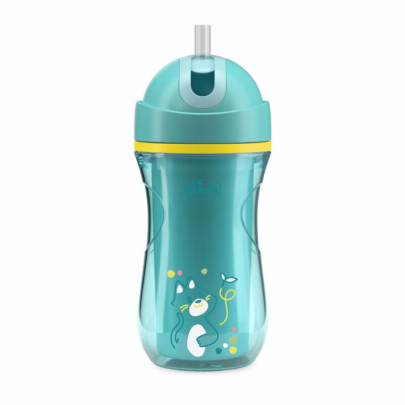 Sport kulacs szívószálas 266 ml