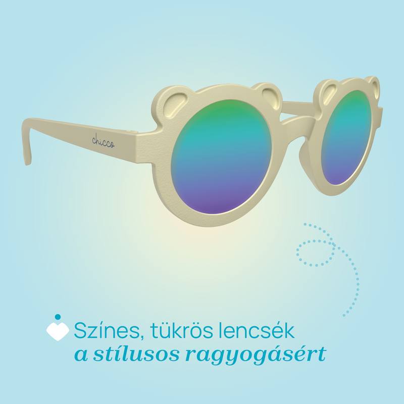 Chicco napszemüveg 36m+Cream tükörlencsékkel 2026x