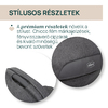 Flexi black satin