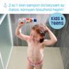 CHICCO POP sampon és balzsam 250 ml epres gumicukor